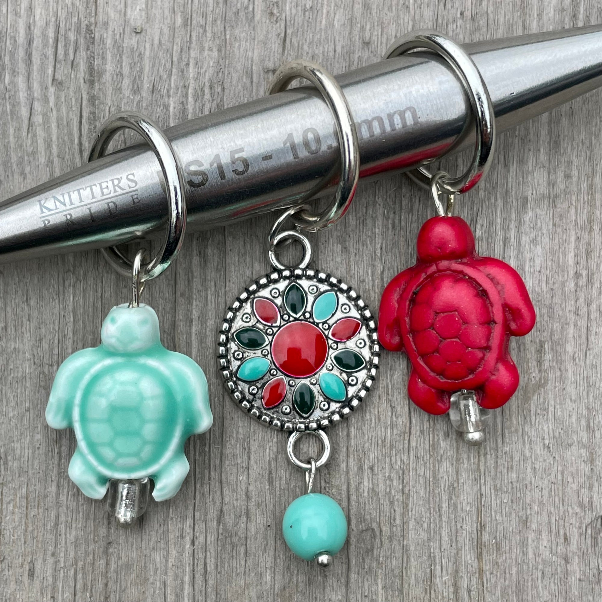 Southpaw Stitch Markers | Turtle Time