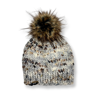 Adult Luxury Hand Knit Hat | Merino Wool | Birchwood Beanie