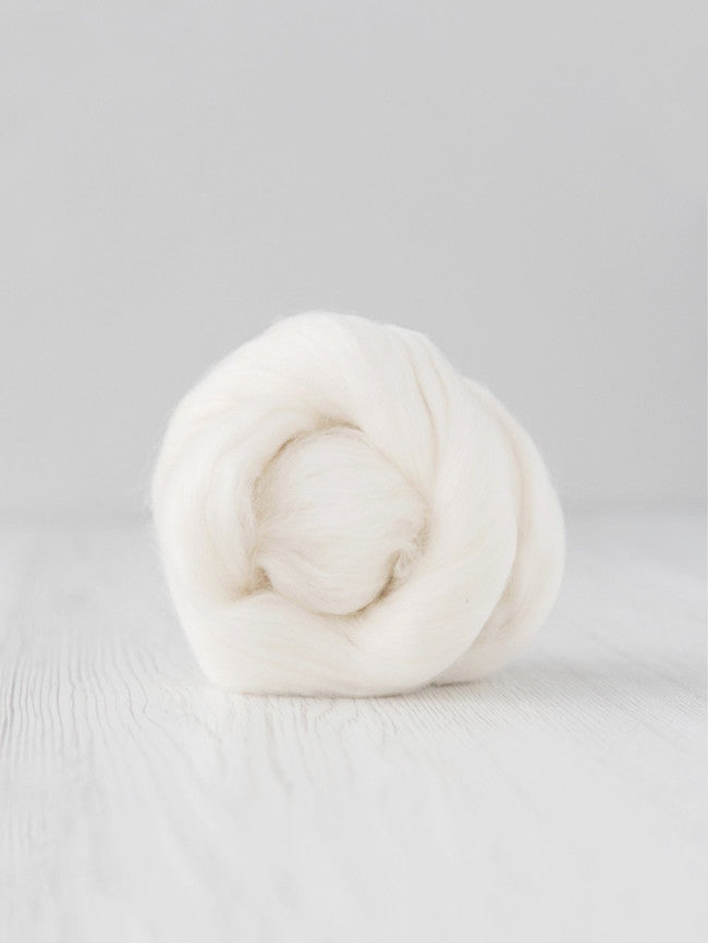 Dyeing House Gallery | Wool Roving | Milk