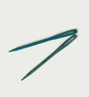 Knitter’s Pride Mindful Collection | Teal Wooden Darning Needles