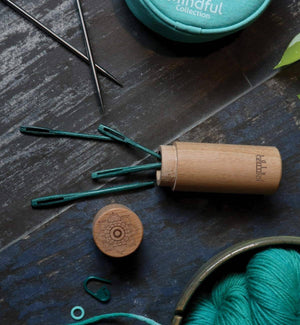 Knitter’s Pride Mindful Collection | Teal Wooden Darning Needles